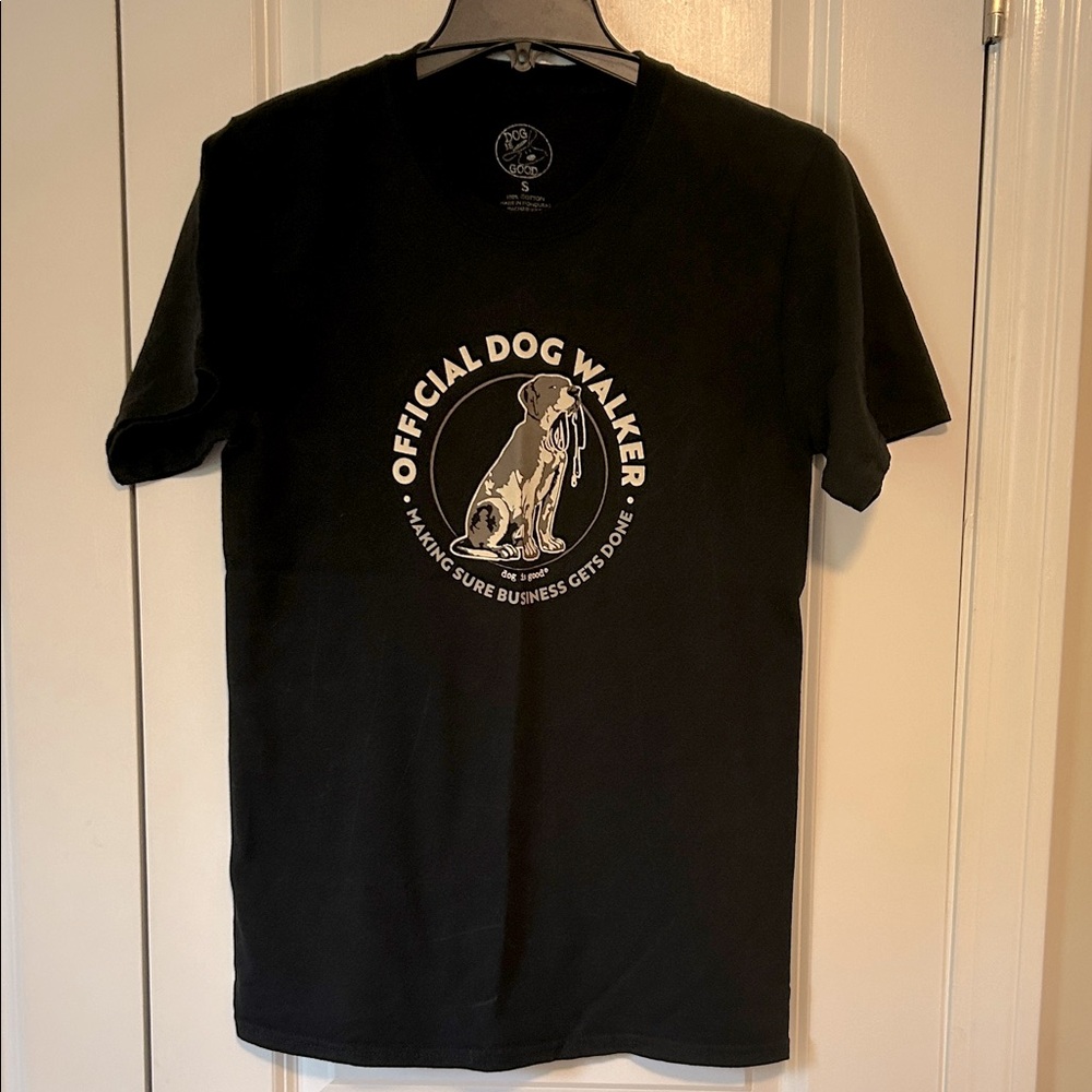 Dog Is Good dog walker mens tee shirt Small